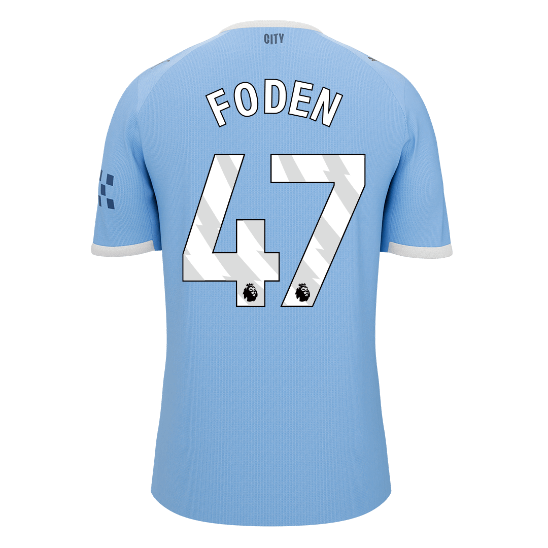 FODEN #47 Manchester City Home Soccer Jersey 2025/26