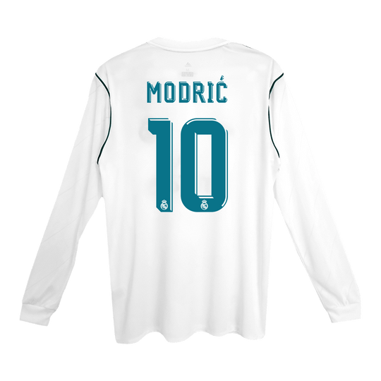 Retro Jersey MODRIĆ #10 Real Madrid Retro Jersey Home Soccer Shirt 2017/18