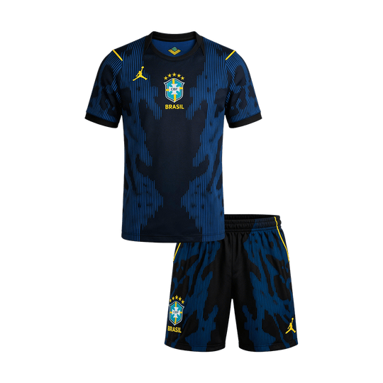 Brazil Away Kids Soccer Jerseys Kit World Cup 2026