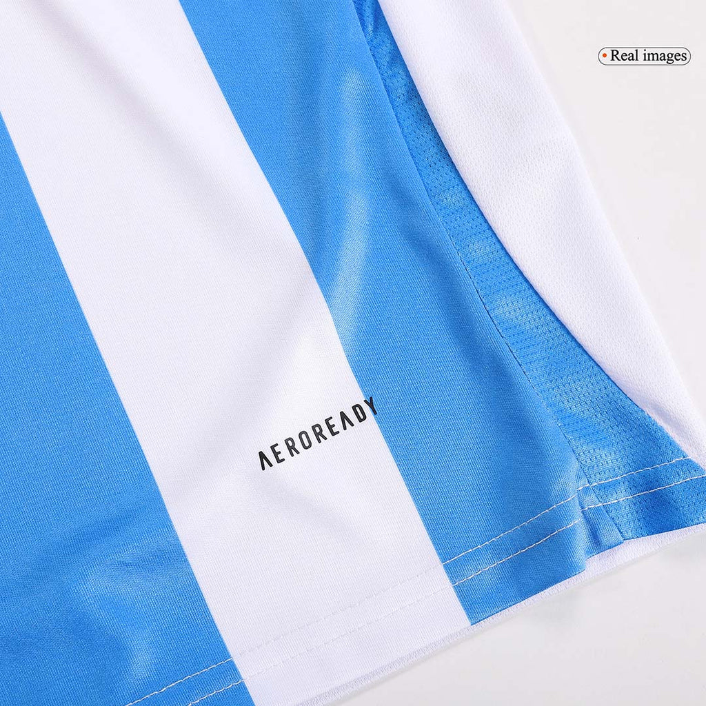 Kid's Argentina Home Soccer Jersey Kit(Jersey+Shorts+Socks) Copa America 2024