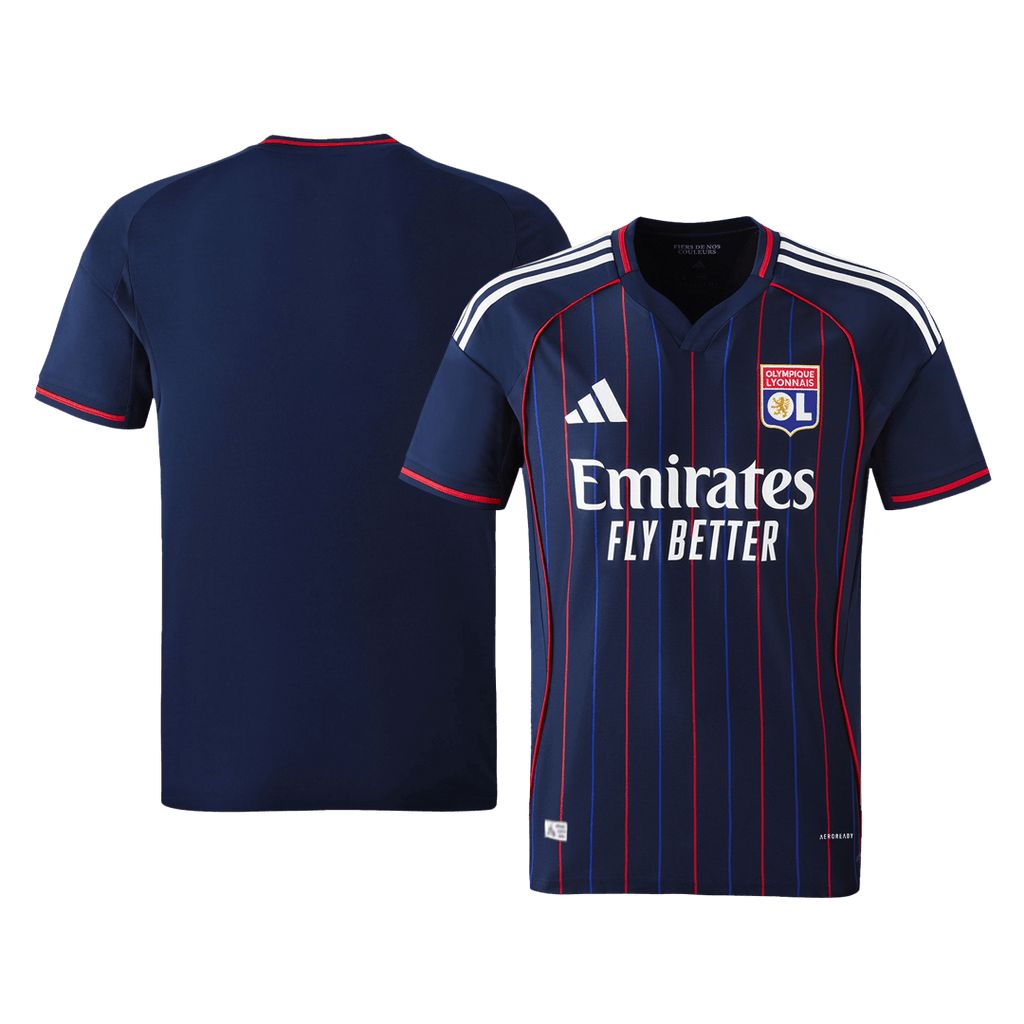 Olympique Lyonnais Away Authentic Soccer Jersey 2025/26
