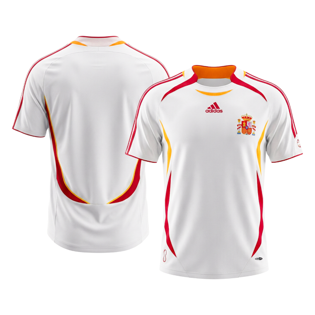 Retro Soccer Jersey Spain Away 2006