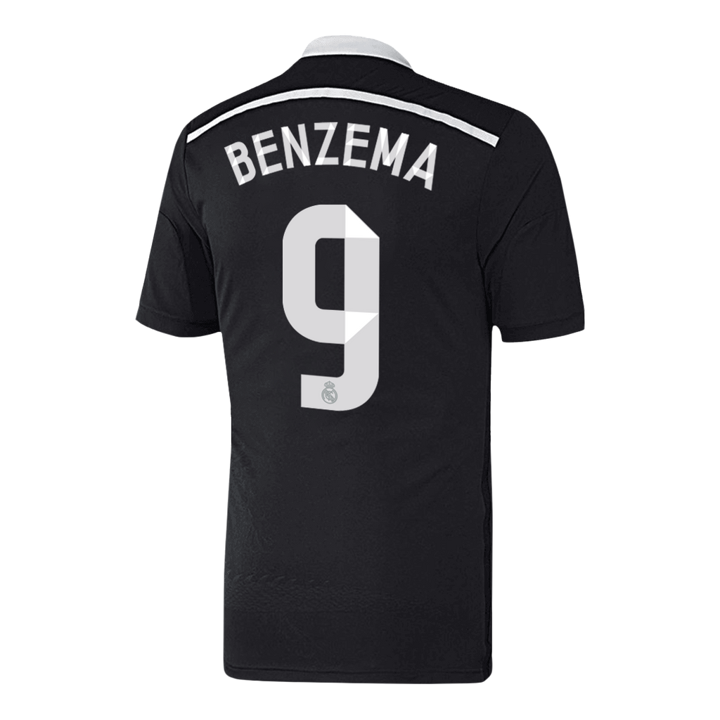 Retro Jersey BENZEMA #9 Real Madrid Retro Jersey Third Away Soccer Shirt 2014/15
