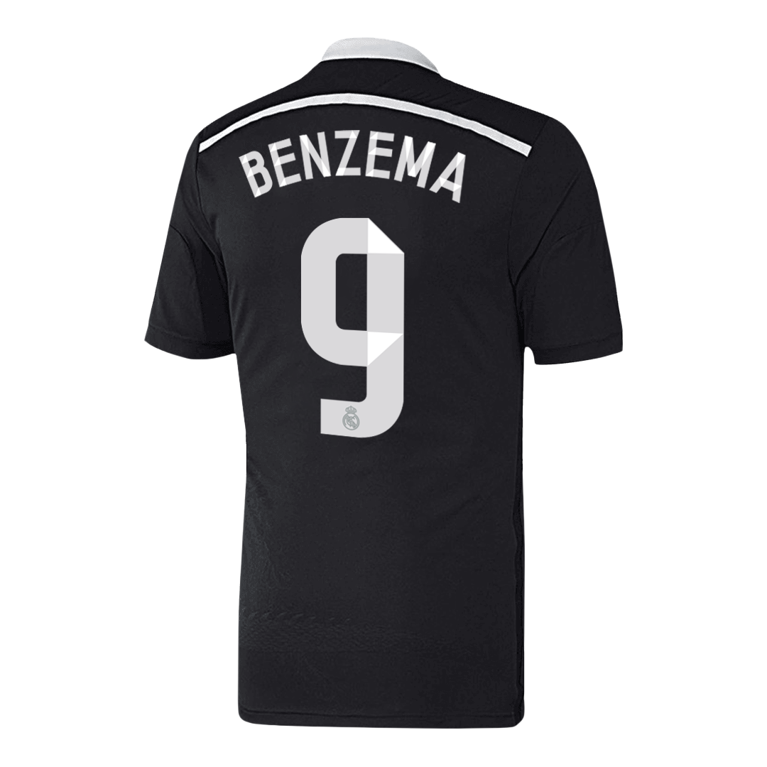 Retro Jersey BENZEMA #9 Real Madrid Retro Jersey Third Away Soccer Shirt 2014/15