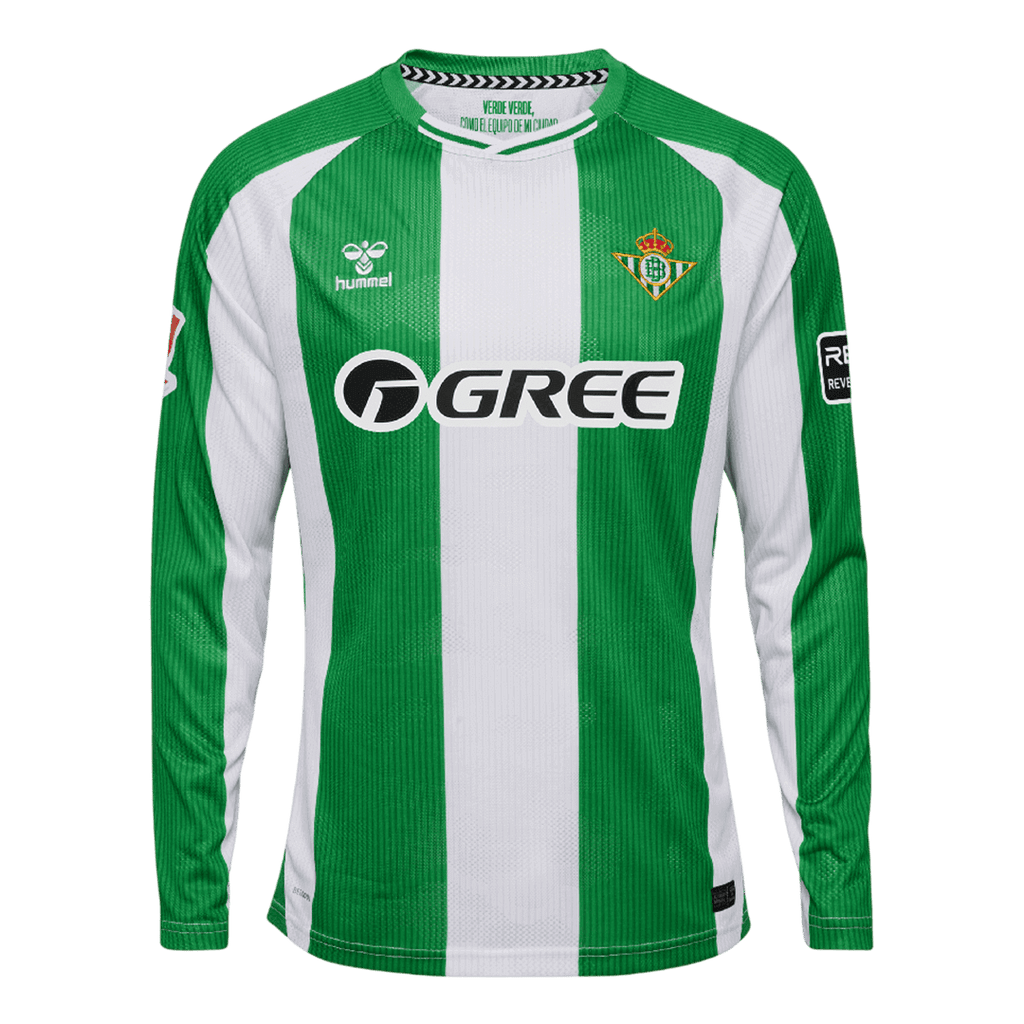 Real Betis Home Long Sleeve Jersey 2025/26