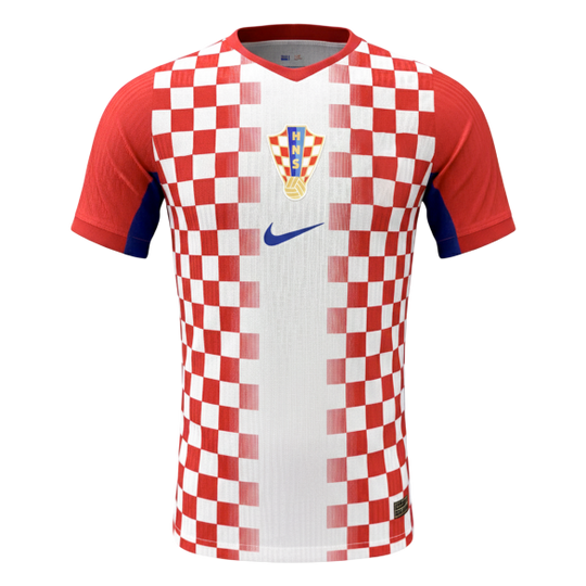 Player Version Croatia Home Soccer Jersey World Cup 2026 Red&White