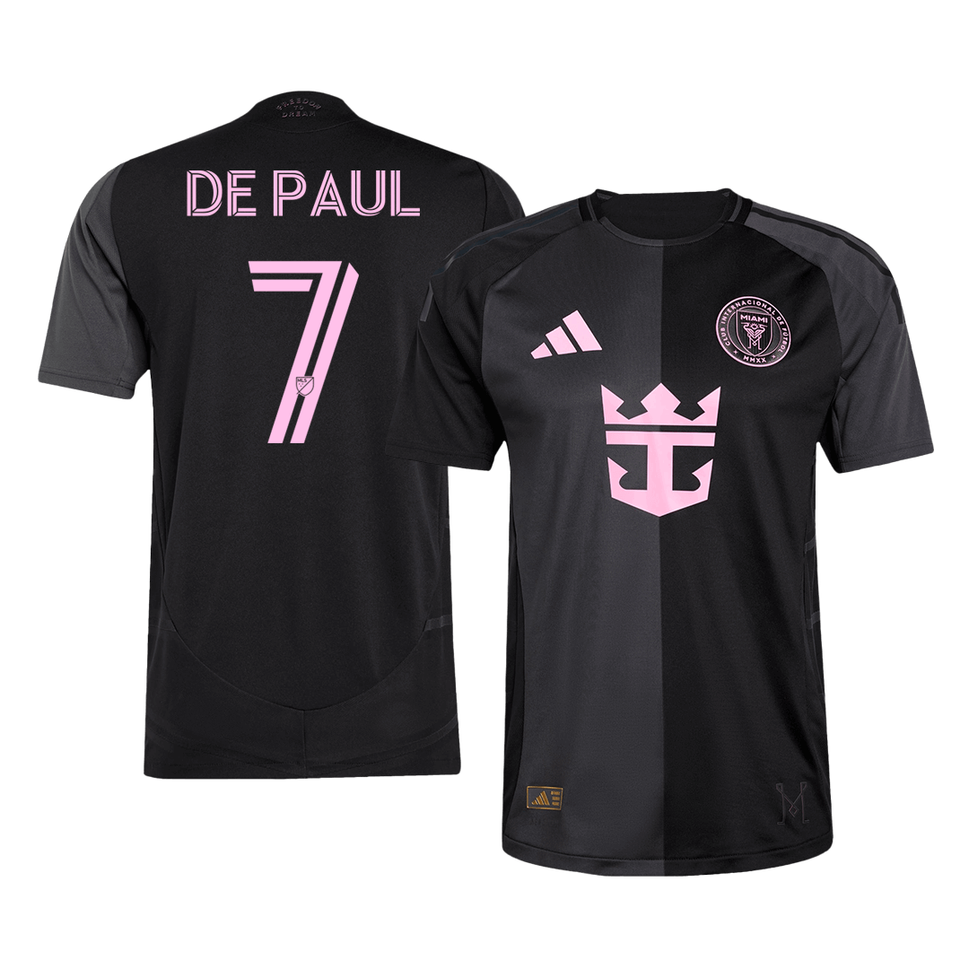 DE PAUL #7 Inter Miami CF Away Authentic Soccer Jersey 2025