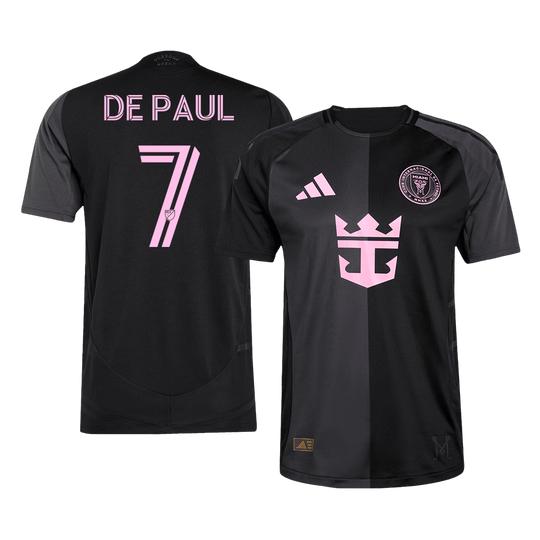 DE PAUL #7 Inter Miami CF Away Authentic Soccer Jersey 2025