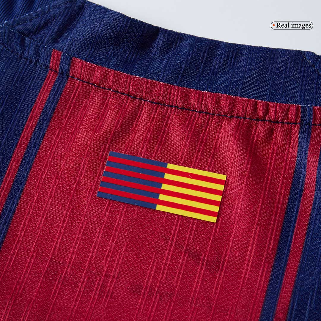 PEDRI #8 Barcelona Home Authentic Soccer Jersey 2025/26
