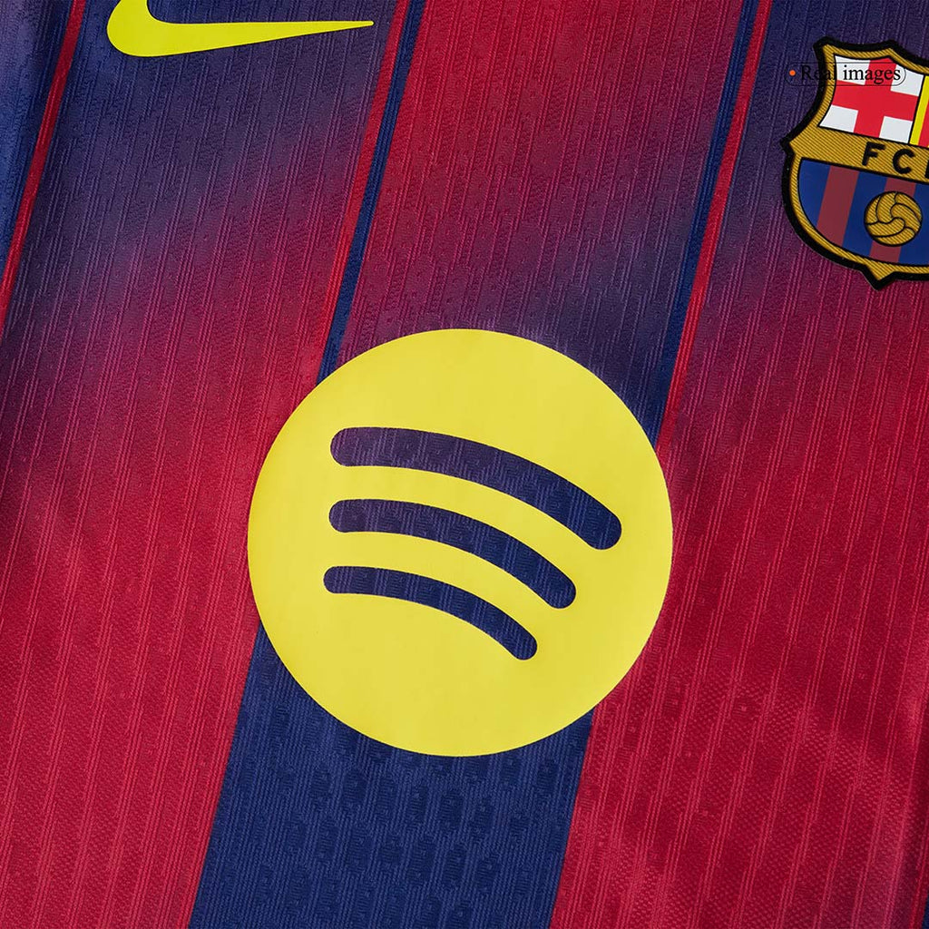 PEDRI #8 Barcelona Home Authentic Soccer Jersey 2025/26