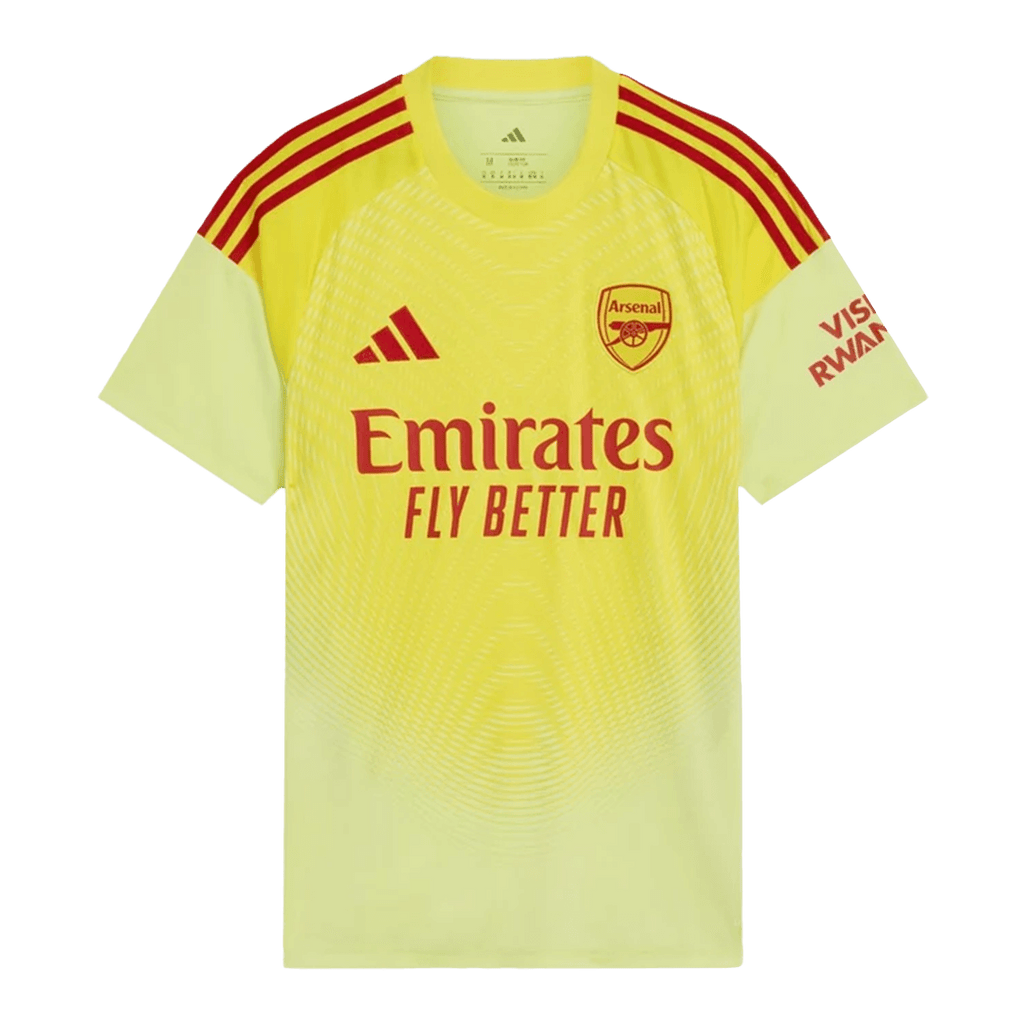 Arsenal Goalkeeper Soccer Jersey 2025/26 Yellow