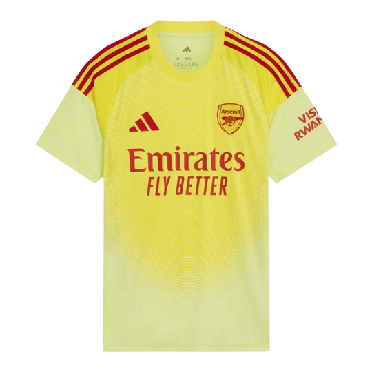 Arsenal Goalkeeper Soccer Jersey 2025/26 Yellow