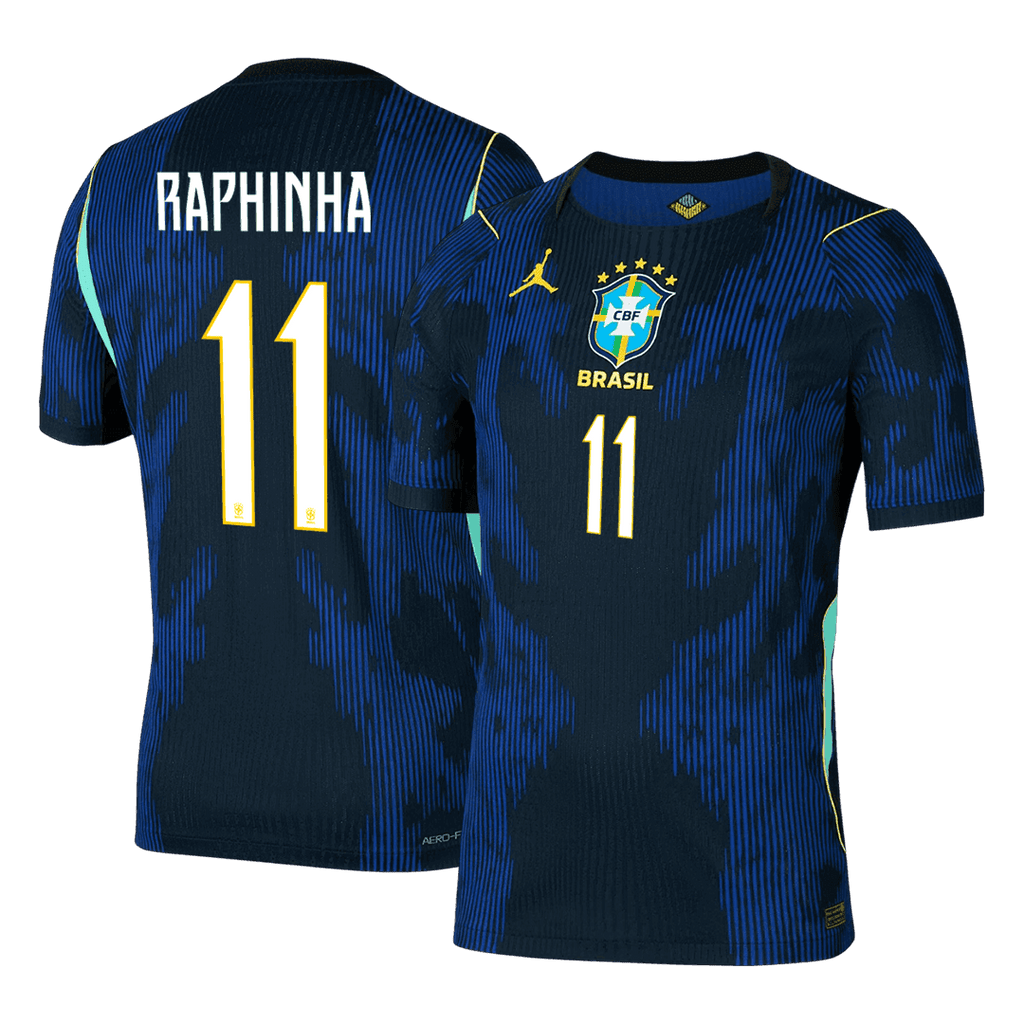 RAPHINHA #11 Brazil Away Player Version Jersey World Cup 2026