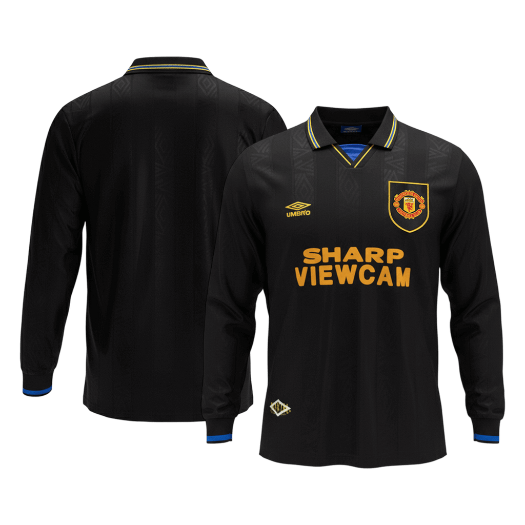 Retro Soccer Jersey Manchester United Away Long Sleeve 1993/94