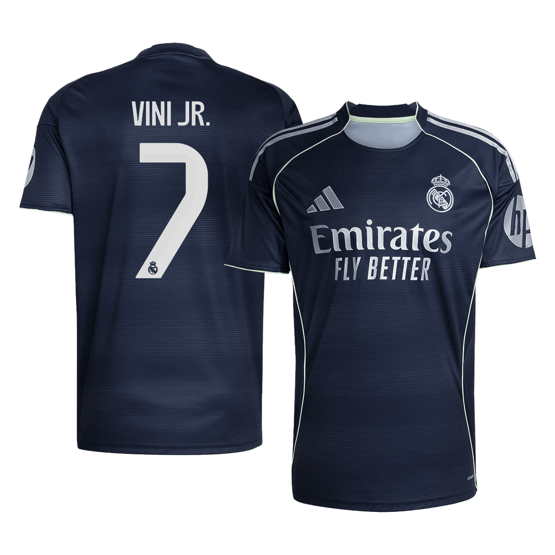 VINI JR. #7 Real Madrid Away Soccer Jersey 2025/26