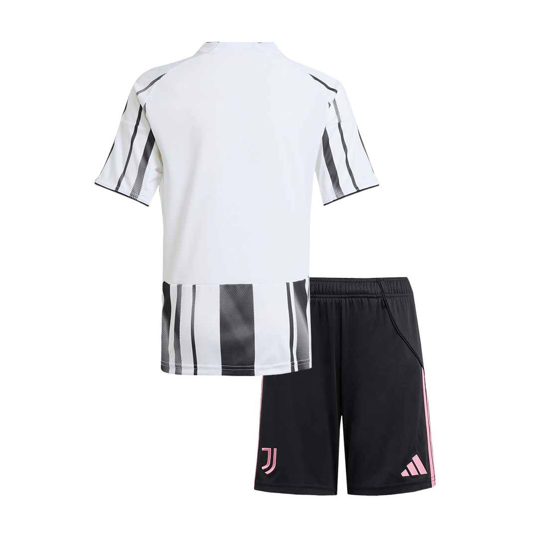 Juventus Home Kids Soccer Jerseys Kit 2025/26