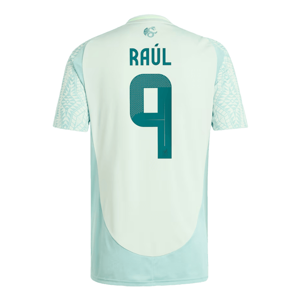 RAUL #9 Mexico Soccer Jersey Away Custom Shirt 2024