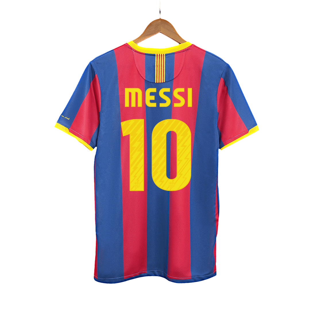 Retro Jersey MESSI #10 Barcelona Retro Jersey Home Soccer Shirt 2010/11