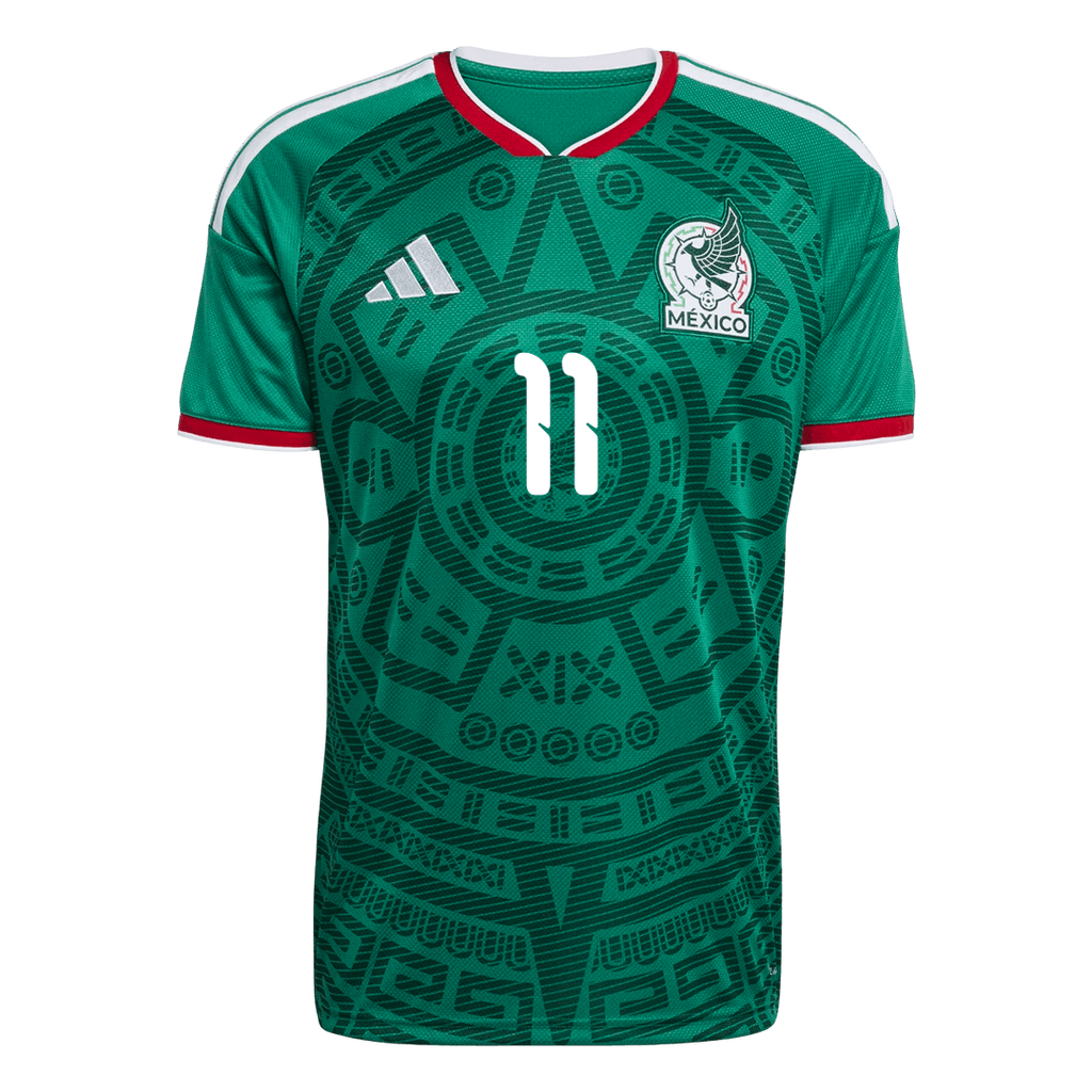 S.GIMENEZ #11 Mexico Home Soccer Jersey World Cup 2026
