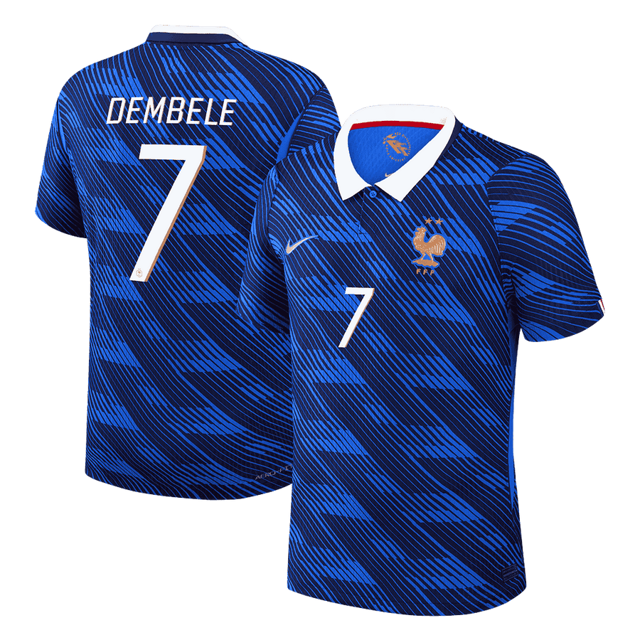 DEMBELE #7 France Home Player Version Jersey World Cup 2026