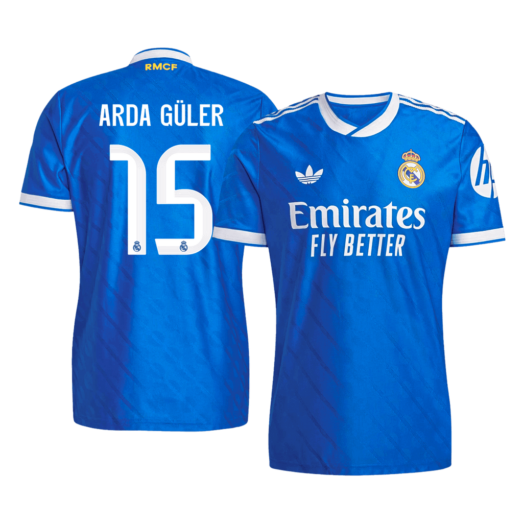 ARDA GüLER #15 Real Madrid Third Away Player Version Jersey 2025/26