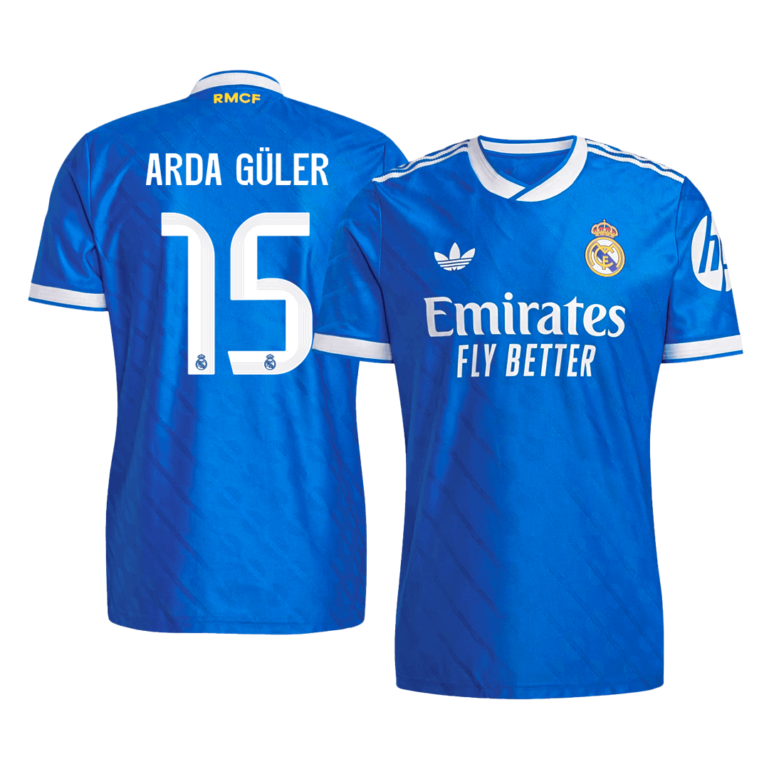 ARDA GüLER #15 Real Madrid Third Away Player Version Jersey 2025/26