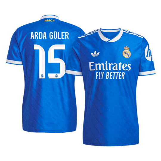 ARDA GüLER #15 Real Madrid Third Away Player Version Jersey 2025/26