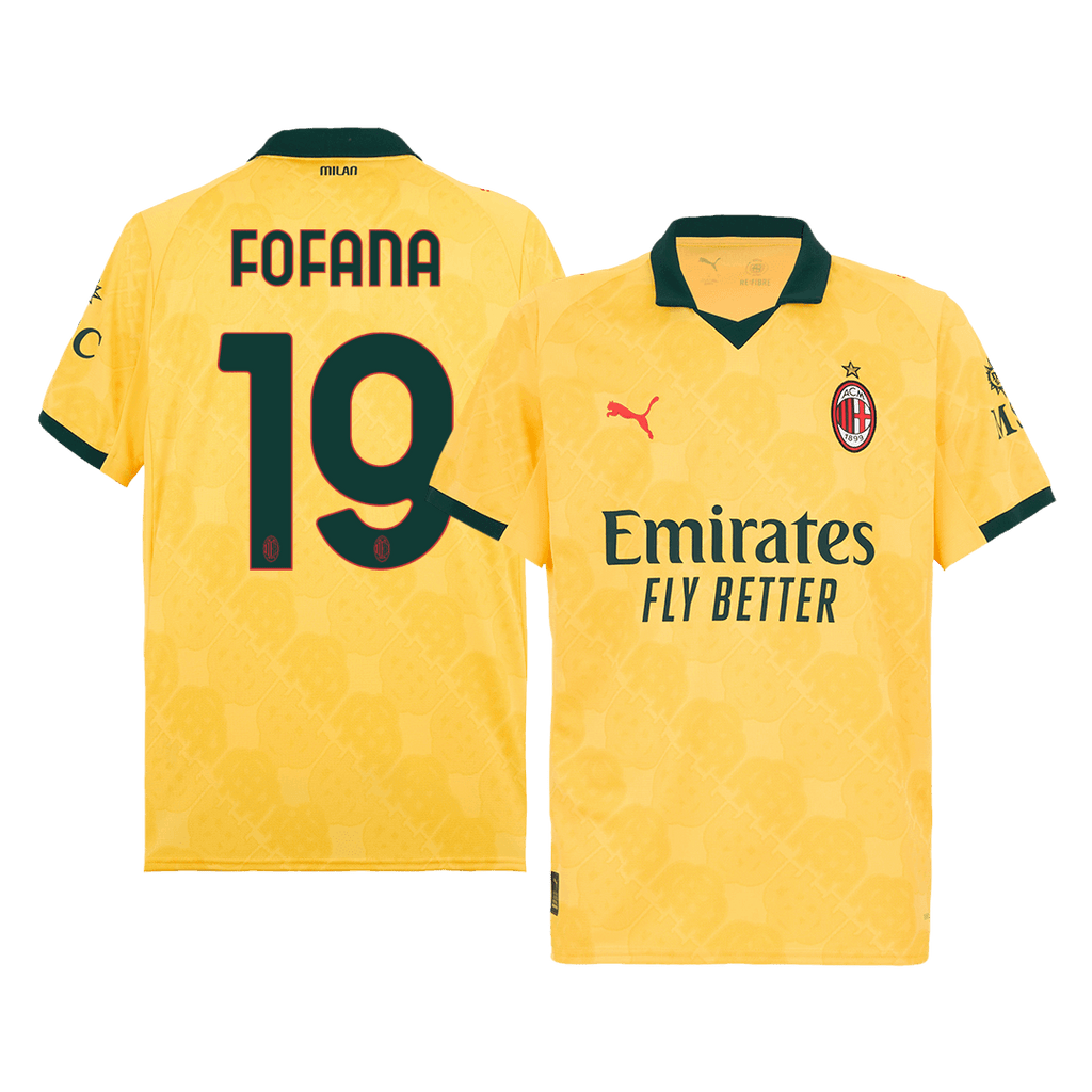 FOFANA #19 AC Milan Third Away Soccer Jersey 2025/26