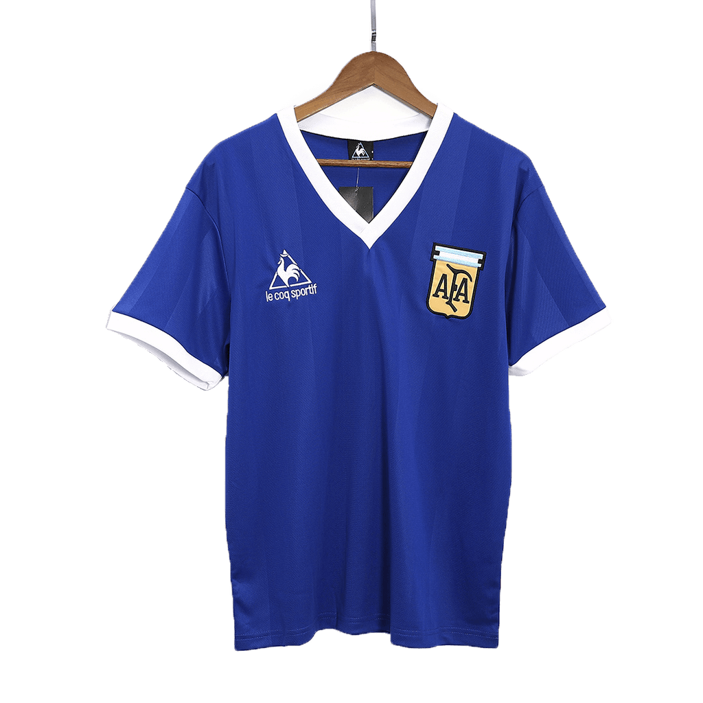 Retro 1986 Argentina Away Soccer Jersey