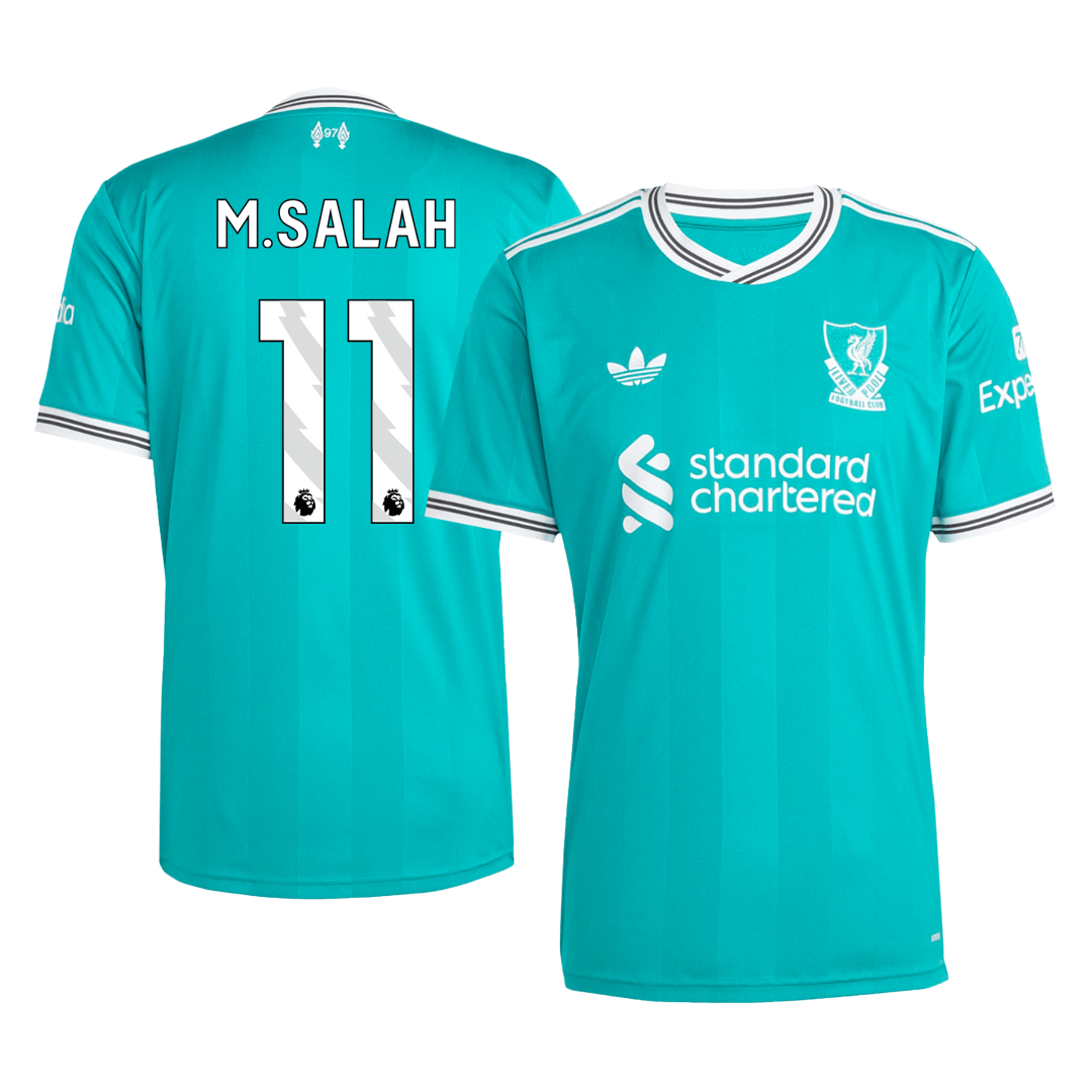 M.SALAH #11 Liverpool Third Away Soccer Jersey 2025/26