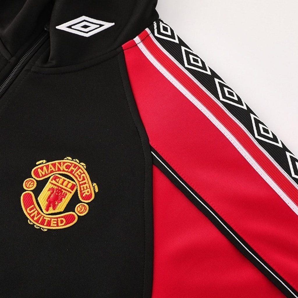 Manchester United Jacket Tracksuit 2025/26 Red&Black