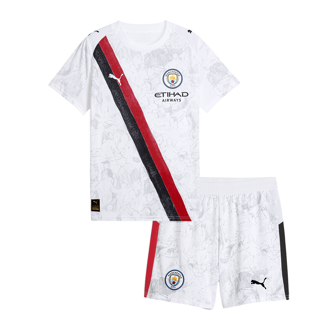 Manchester City KidSuper Kids Soccer Jerseys Kit 2025/26 - Club World Cup
