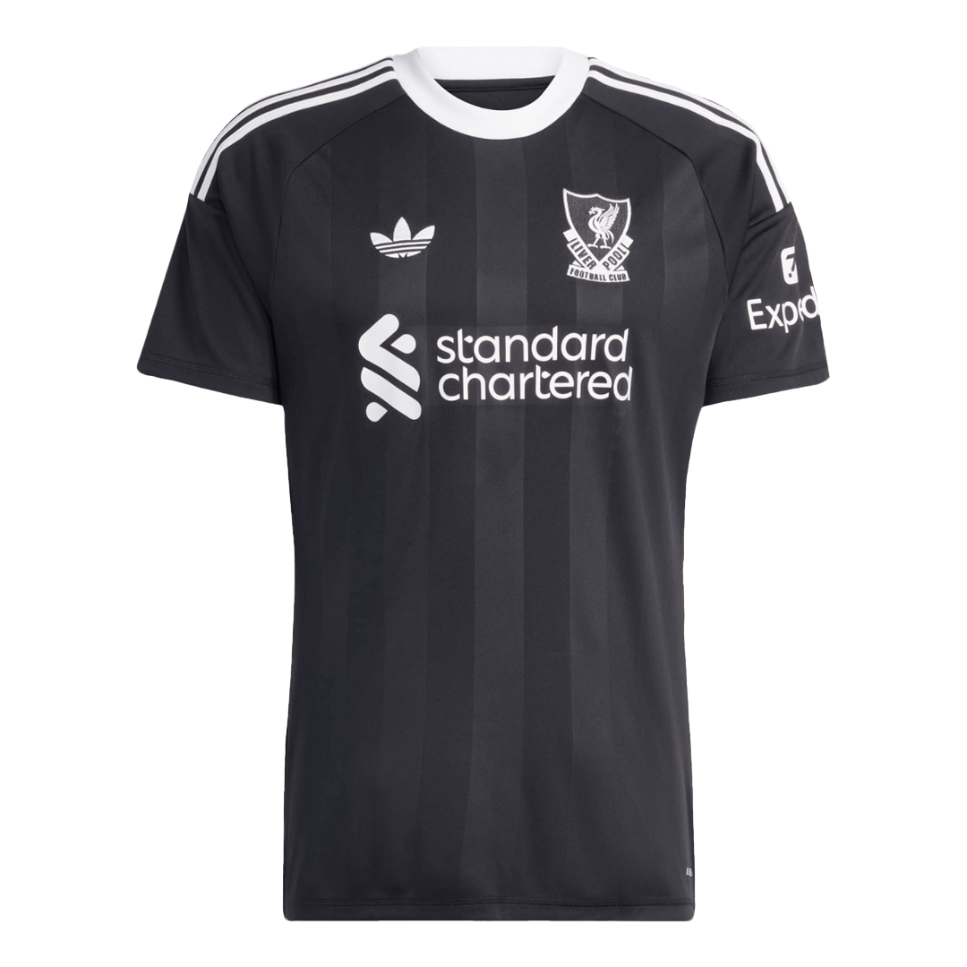 Liverpool Goalkeeper Soccer Jersey 2025/26 Black