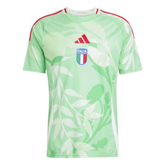 Men's Italy Away Soccer Jersey 2025 Green - Women's Euro
