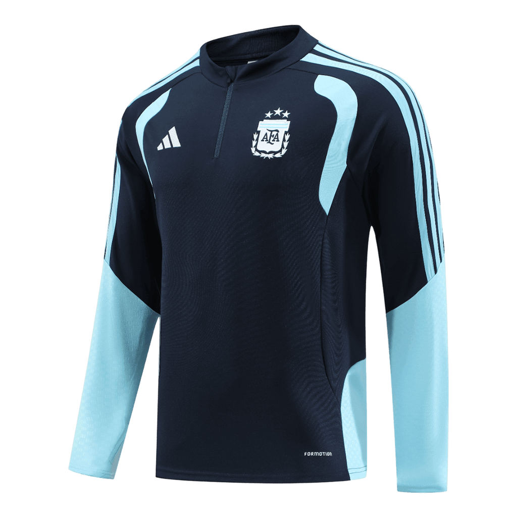 Argentina 1/4 Zip Tracksuit 2026 Kids Navy