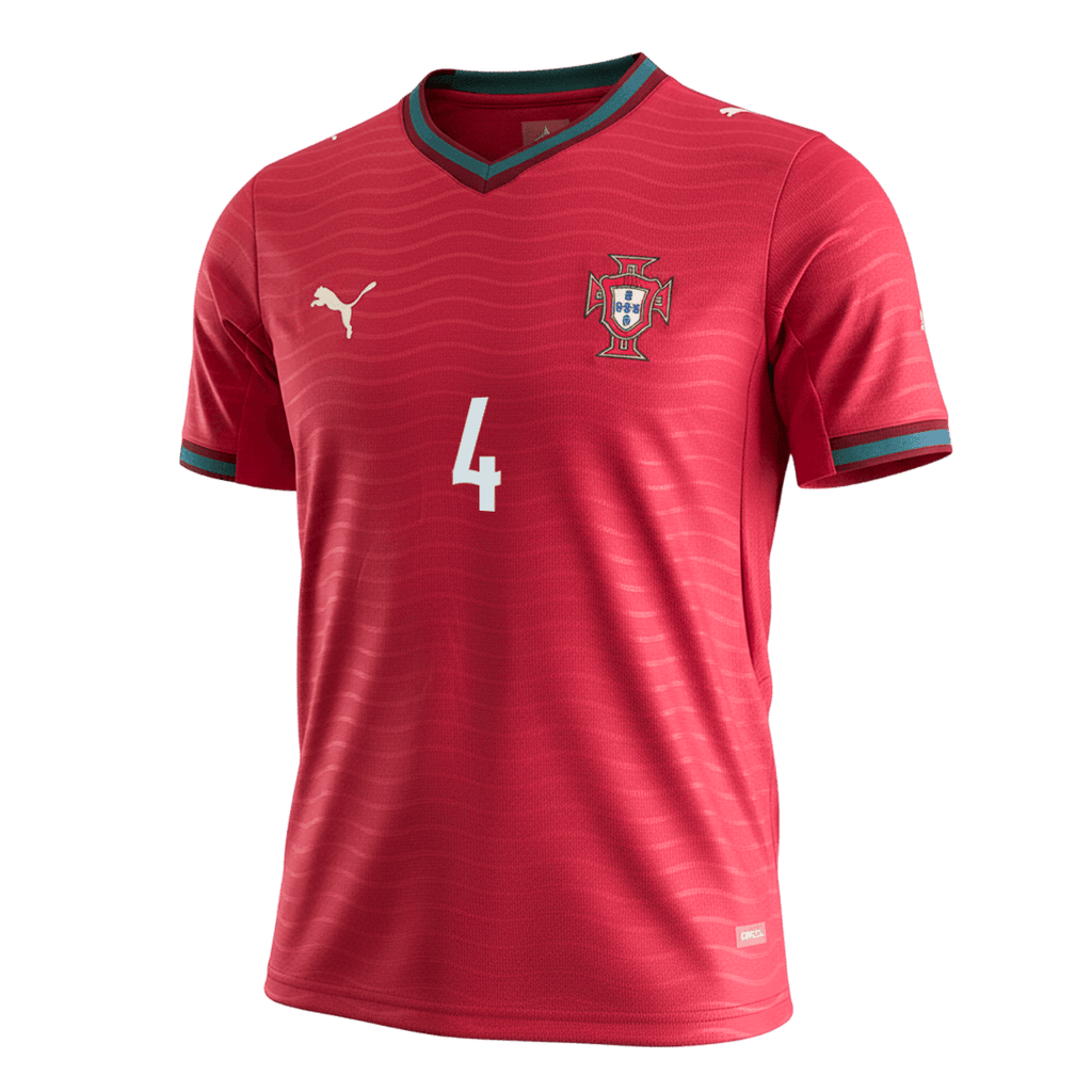 RúBEN DIAS #4 Portugal Home Soccer Jersey World Cup 2026