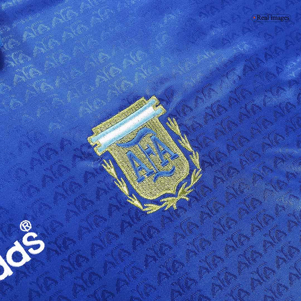 Retro #10 1994 Argentina Away Soccer Jersey