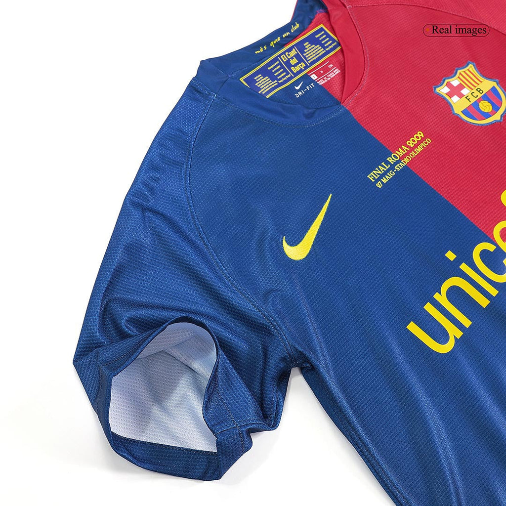 MESSI #10 Home Retro Jersey Soccer Jersey 2008/09 - UCL UCL Final