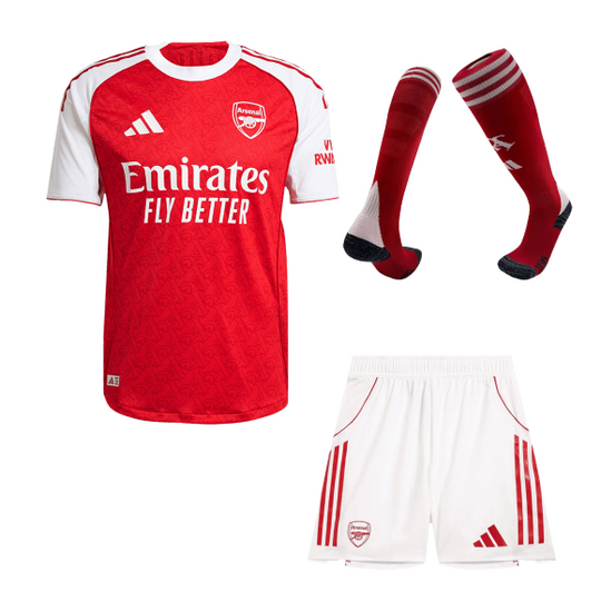 Arsenal Authentic Home Jerseys Full Kit 2025/26