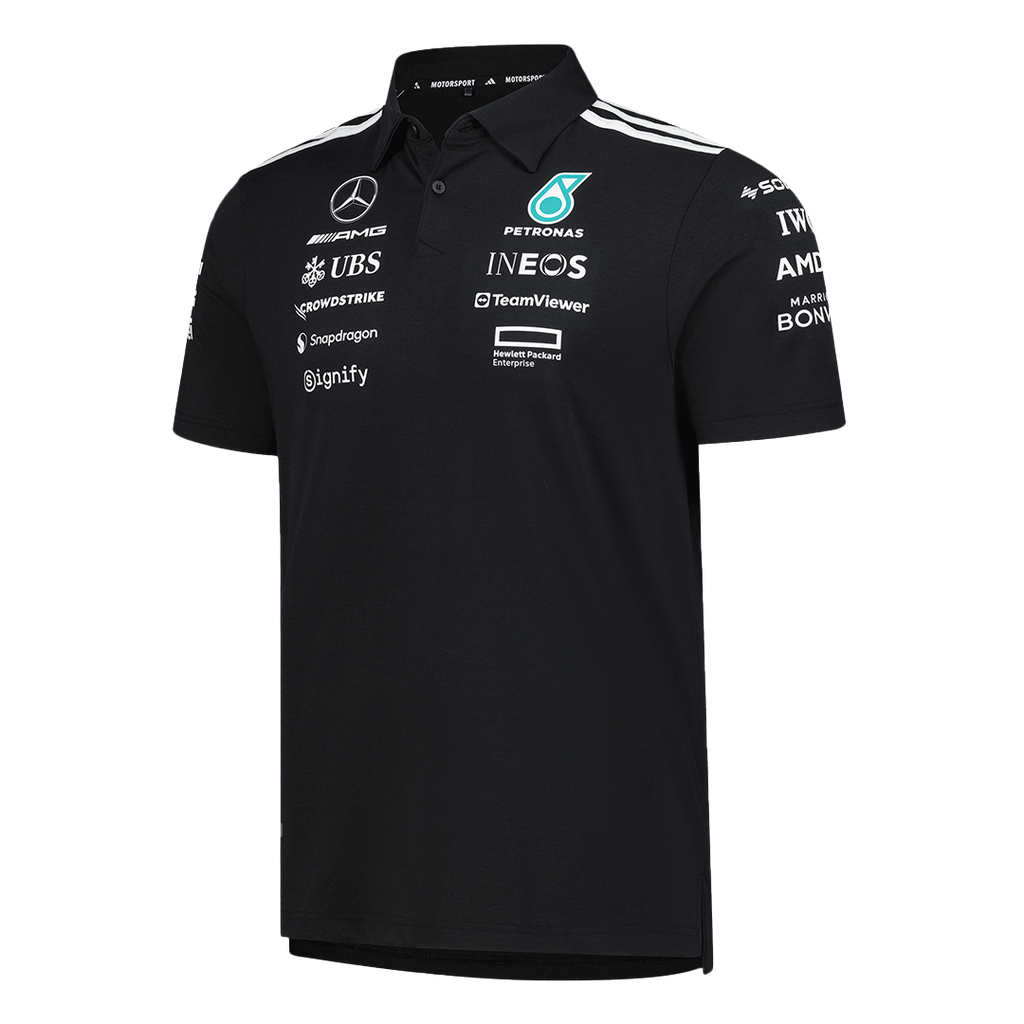 Mercedes AMG Petronas F1 2025 Team Polo Black