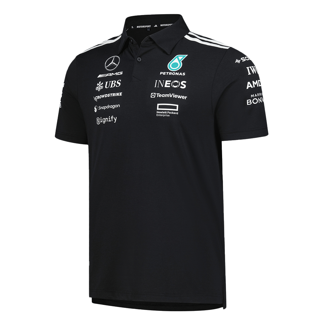 Mercedes AMG Petronas F1 2025 Team Polo Black