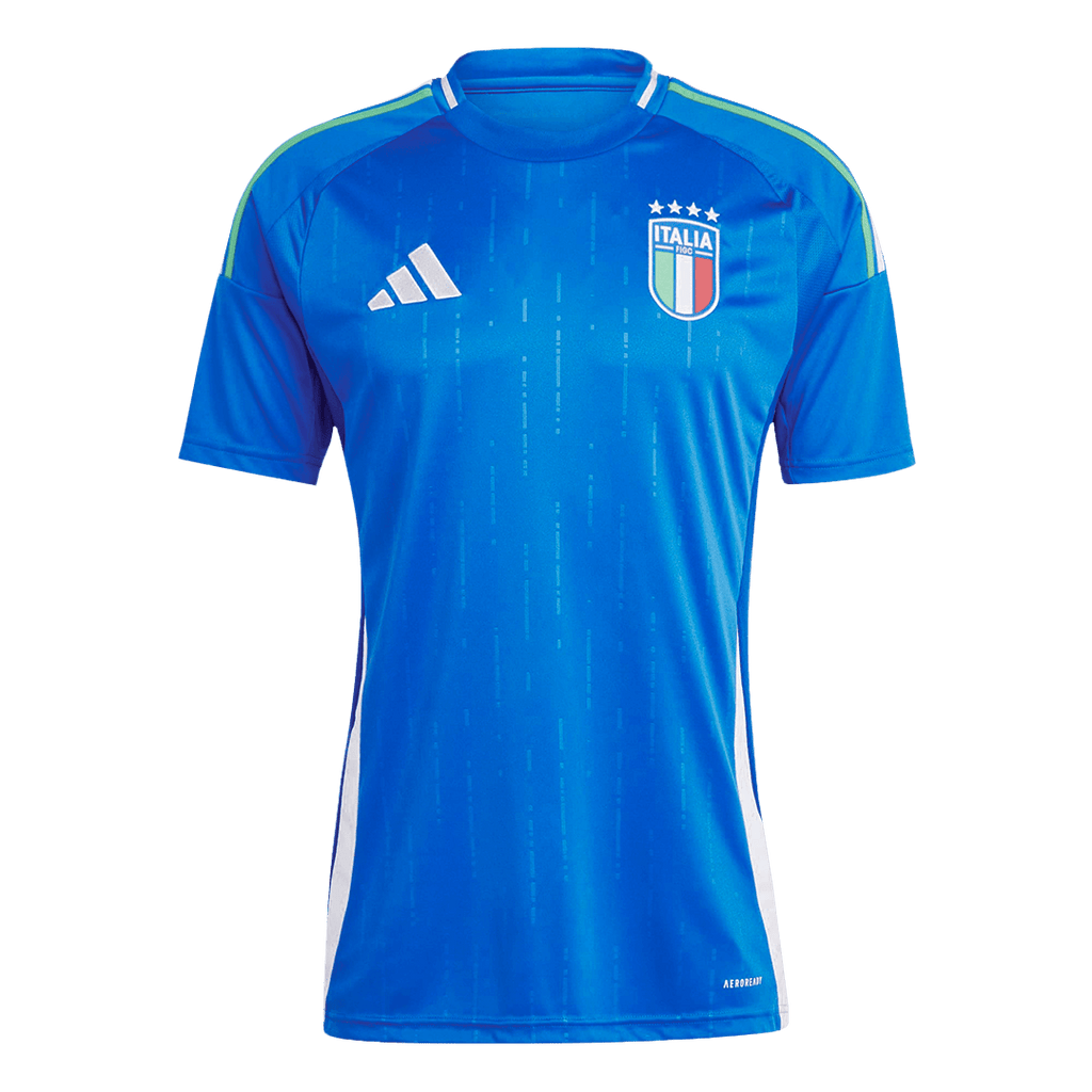 Italy Home Soccer Jersey Kit(Jersey+Shorts) Euro 2024