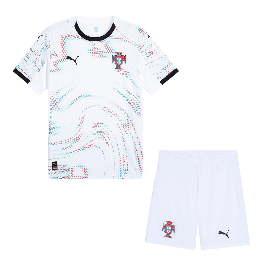 Portugal Away Soccer Jersey Kit(Jersey+Shorts) 2025