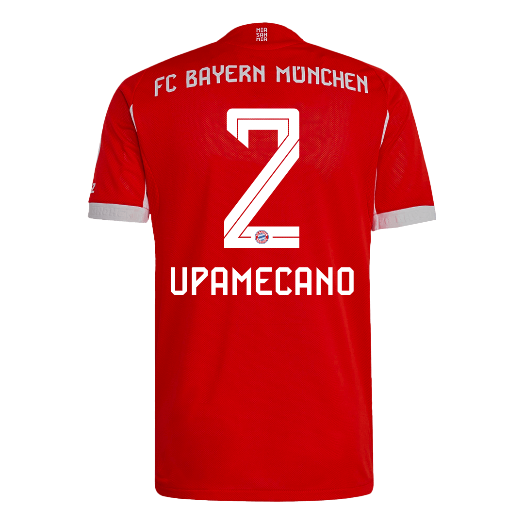 UPAMECANO #2 Bayern Munich Home Authentic Soccer Jersey 2025/26