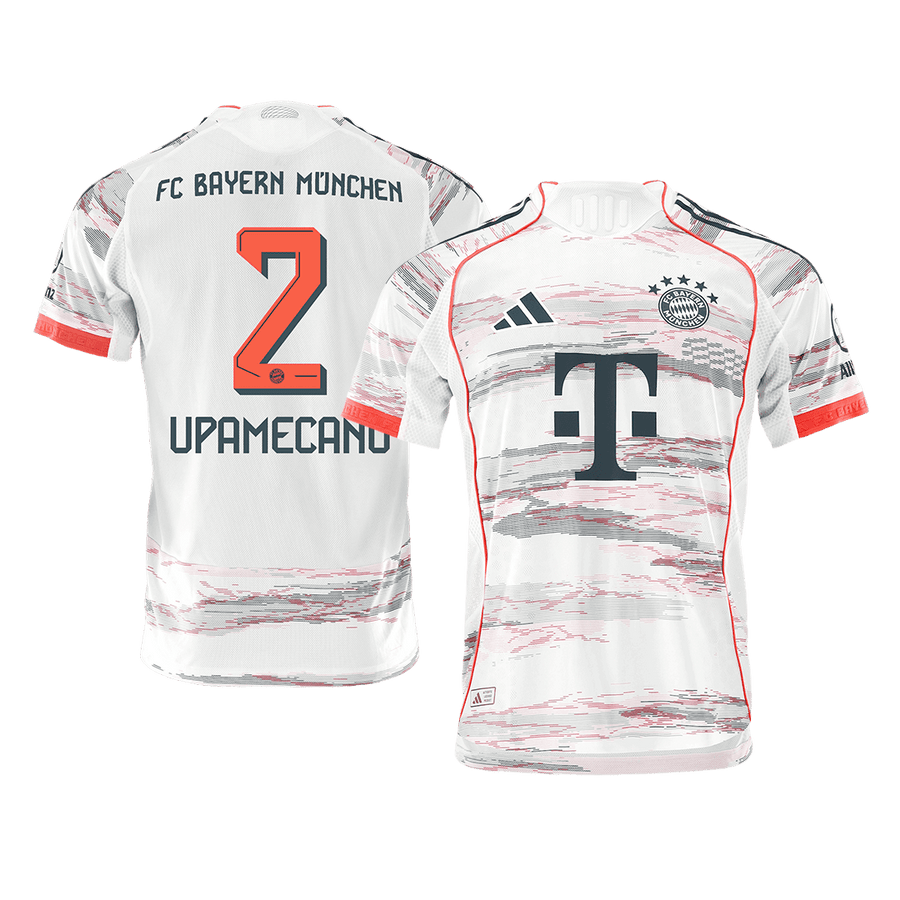 UPAMECANO #2 Bayern Munich Away Authentic Soccer Jersey 2025/26