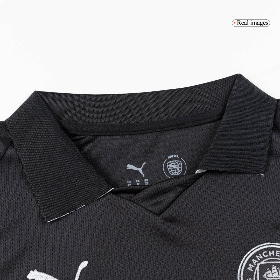 Manchester City Away Kids Soccer Jerseys Full Kit 2025/26