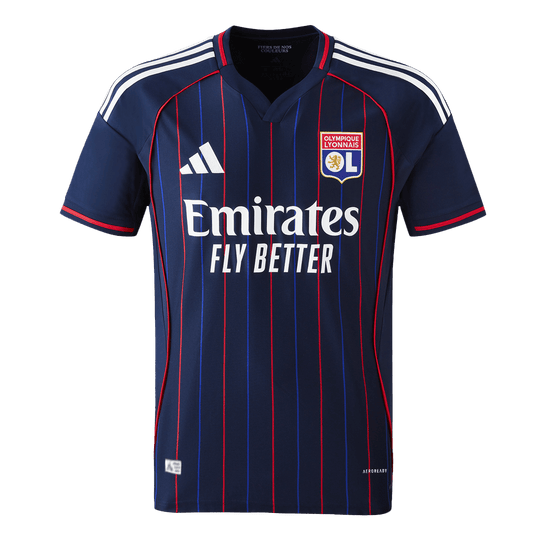 Olympique Lyonnais Away Player Version Soccer Jersey 2025/26