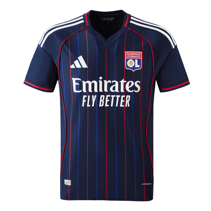 Olympique Lyonnais Away Authentic Soccer Jersey 2025/26