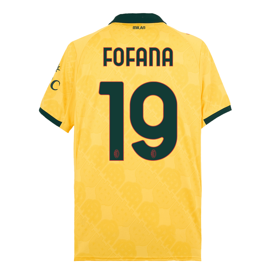 FOFANA #19 AC Milan Third Away Soccer Jersey 2025/26