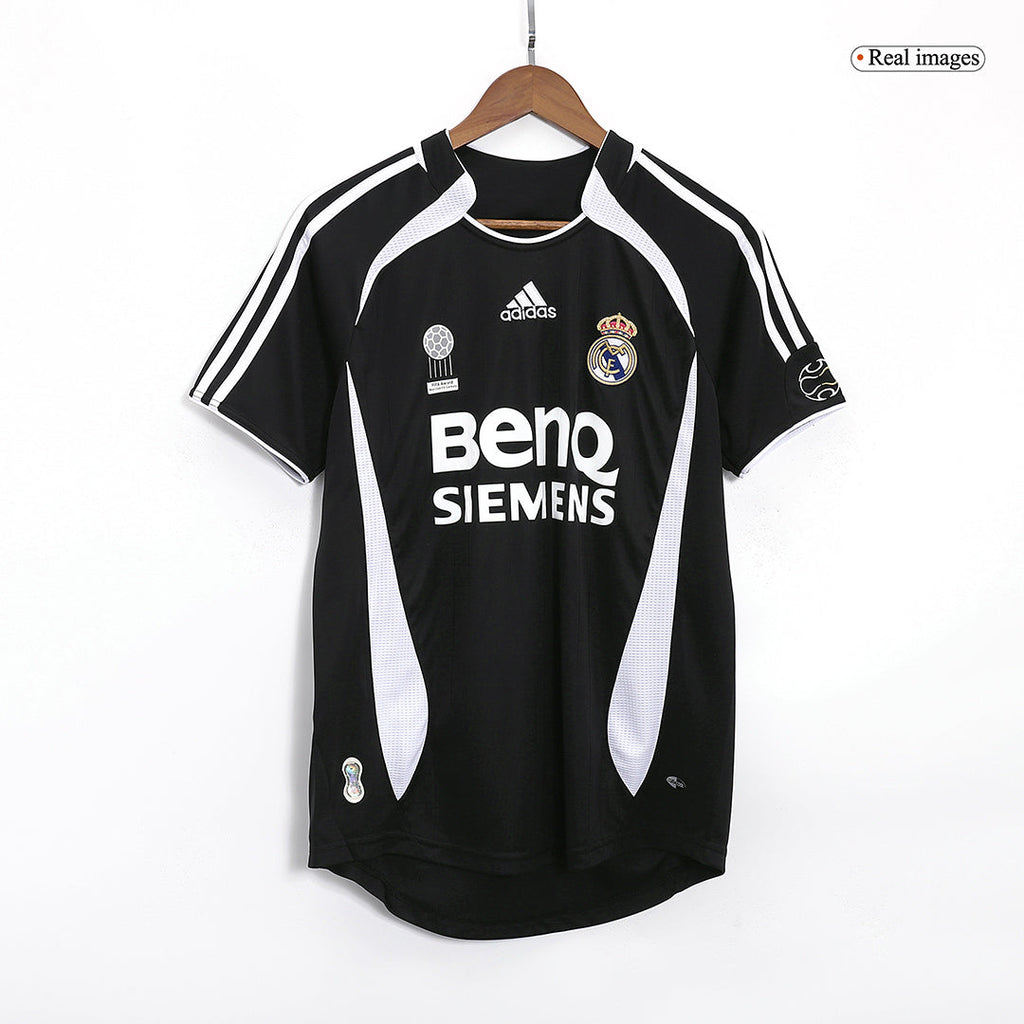 Retro Jersey SERGIO RAMOS #4 Real Madrid Retro Jersey Away Soccer Shirt 2006/07